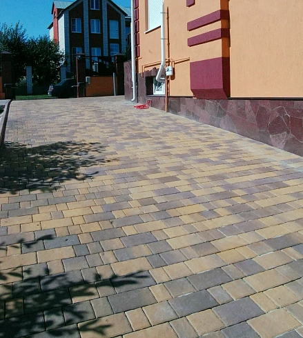 Тротуарная плитка Арбет Старый город "Желтый" 60мм