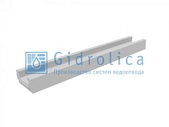 Лоток водоотводный бетонный коробчатый (СО-100мм) КП 100.16 (10).8(4,5) - BGF
