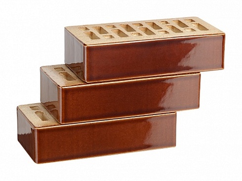 Кирпич керамический лицевой RECKE Glanz "1-48-01-0-00" 1НФ/УС