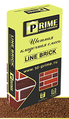 Цветная кладочная смесь Prime Line Brick "Wasser" Коричневая 25 кг