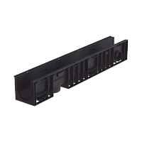 Лоток водоотводный пластиковый Aquastok ЛВП Norma Plastik DN100 Н150