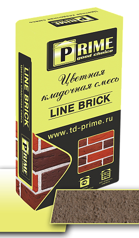 Цветная кладочная смесь Prime Line Brick "Klinker" Светло-коричневая 25 кг