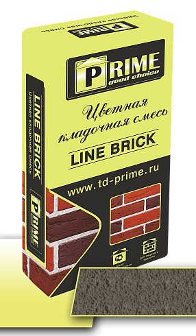Цветная кладочная смесь Prime Line Brick "Klinker" Серая 25 кг