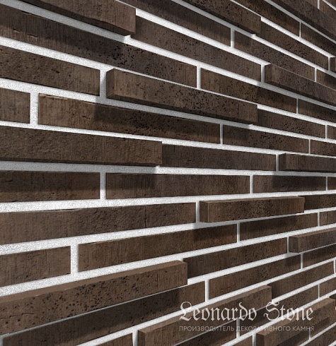 Ригельный кирпич Leonardo Stone "Сиэтл 3D" 707