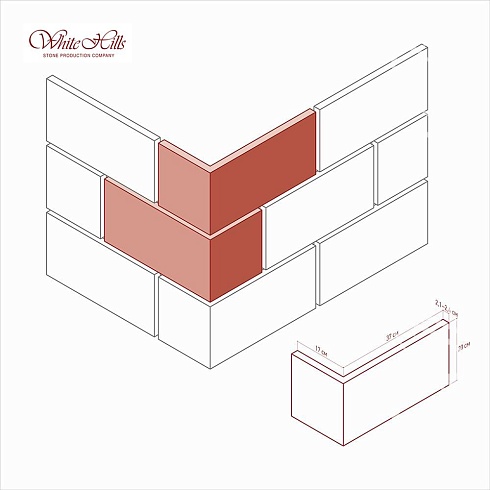 Искусственный камень White Hills "Тиволи" 554-80