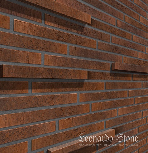 Ригельный кирпич Leonardo Stone "Сиэтл 3D" 773