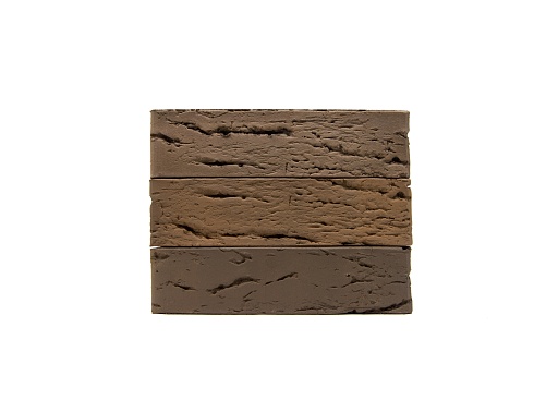 Кирпич клинкерный лицевой Kerma Premium klinker "Коричневый" Рустик 0,7НФ/УС
