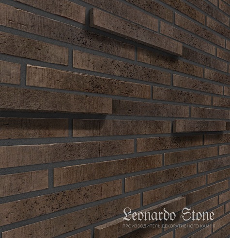 Ригельный кирпич Leonardo Stone "Сиэтл 3D" 707