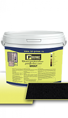 Цветная декоративная затирка Prime Grout "Черная" 6 кг