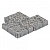 Тротуарная плитка Арбет Вилла "Агат Stone Collection" 60мм