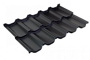 Модульная металлочерепица серия Kvinta Uno c 3D PurLite Matt