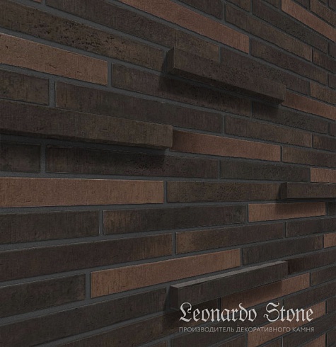 Ригельный кирпич Leonardo Stone "Сиэтл 3D" mix 1