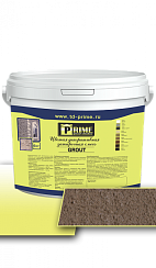 Цветная декоративная затирка Prime Grout "Светло-коричневая" 6 кг