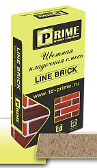 Цветная кладочная смесь Prime Line Brick "Klinker" Бежевая 25 кг