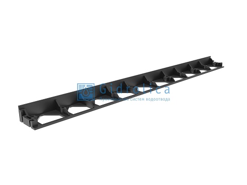 Бордюр Gidrolica Line Б-300.8,5.4.5 - пластиковый черный L3000
