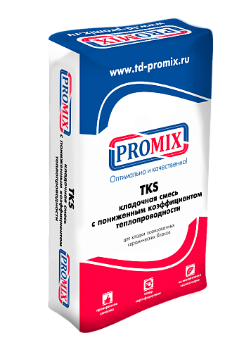 Теплая кладочная смесь Promix "ТКS 201" 25 кг