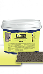 Цветная декоративная затирка Prime Grout "Серая" 6 кг
