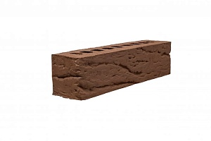 Кирпич клинкерный лицевой Kerma Premium klinker "Коричневый" Рустик 0,5НФ/УС