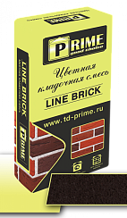 Цветная кладочная смесь Prime Line Brick "Klinker" Шоколадная 25 кг