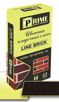 Цветная кладочная смесь Prime Line Brick "Klinker" Шоколадная 25 кг
