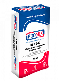Монтажно-кладочная клеевая смесь Promix "КSB 040" 40 кг 