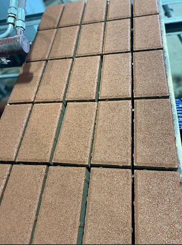 Тротуарная плитка Propress Прямоугольник "Коричневый" 60мм 