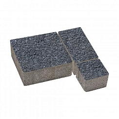 Тротуарная плитка Арбет Мозаика "Долерит Stone Collection" 45мм