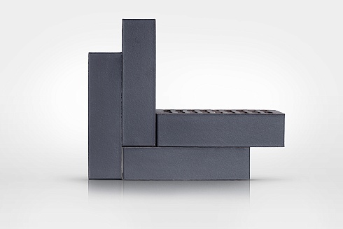 Кирпич керамический лицевой Красная гвардия "Black Matte" Premium 1НФ/УС