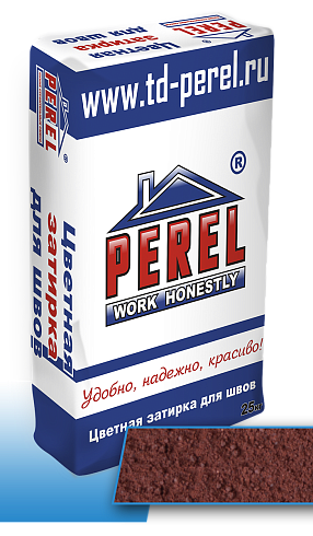 Затирочная смесь Perel RL "Кирпичная" 25 кг