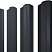 Штакетник М-образный Velur X прямой / фигурный